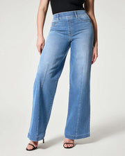 Straight Jeans Mid Waist Wide Leg Pants - shoperly