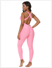 Jacquard leggings bubble yoga pants