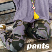 Camouflage Plus Size Casual Trousers Women New Casual Pants Women Fall Winter - shoperly