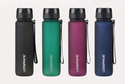Colorful Frosted Plastic Sports Water Bottle