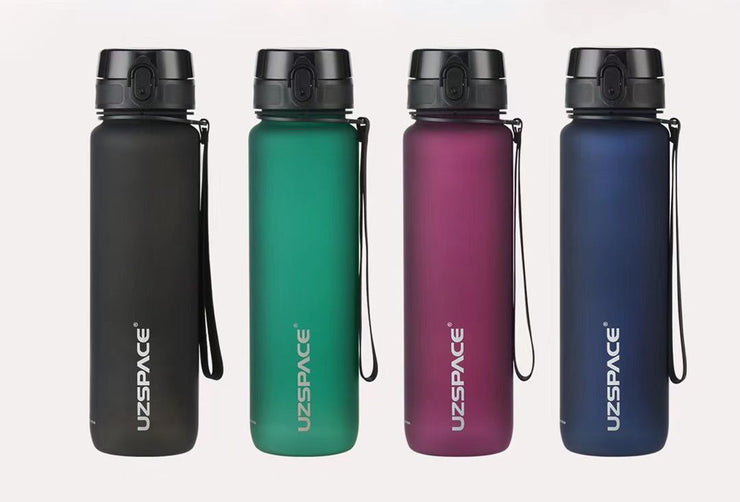 Colorful Frosted Plastic Sports Water Bottle