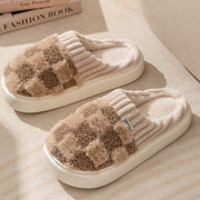 Plush Slippers Women's Thick Shoes for Couple Autumn And Winter