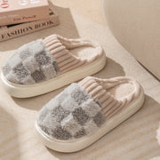 Plush Slippers Women's Thick Shoes for Couple Autumn And Winter