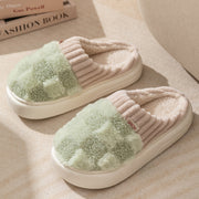 Plush Slippers Women's Thick Shoes for Couple Autumn And Winter