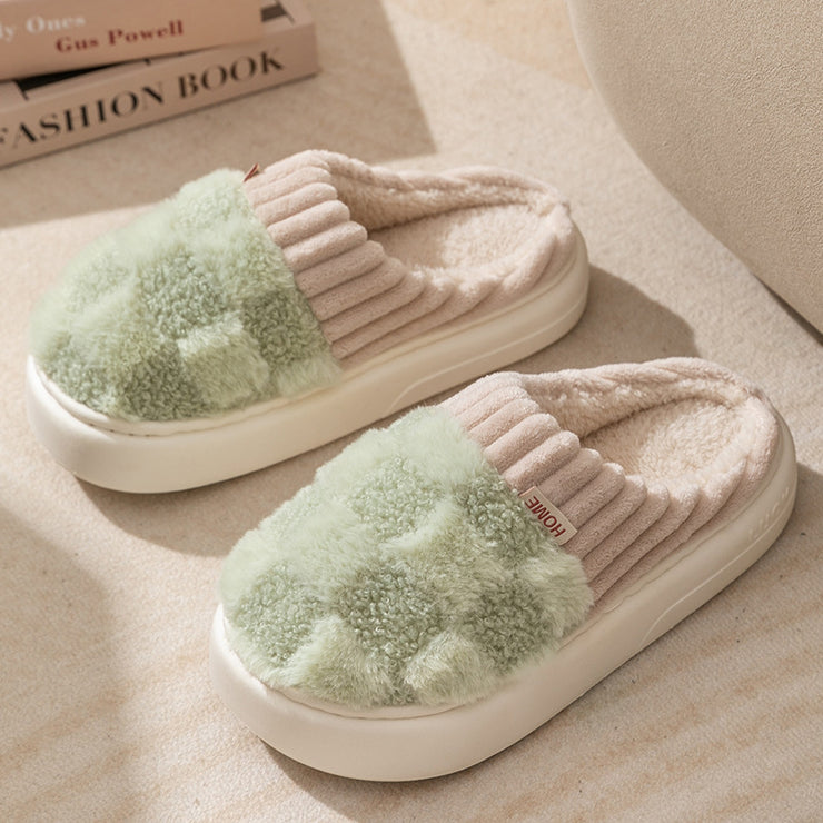 Plush Slippers Women&