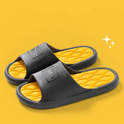 New Wave Non-slip Bathroom Slippers For Women Men