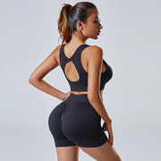 Seamless tracksuit fitness sportswear - shoperly