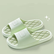 New Wave Non-slip Bathroom Slippers For Women Men