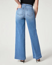 Straight Jeans Mid Waist Wide Leg Pants - shoperly