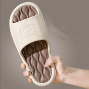 New Wave Non-slip Bathroom Slippers For Women Men