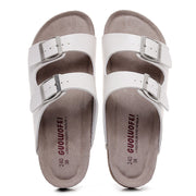 Sandals And Slippers With Double Buckle