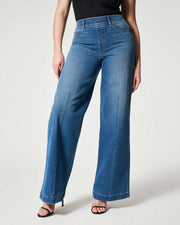 Straight Jeans Mid Waist Wide Leg Pants - shoperly