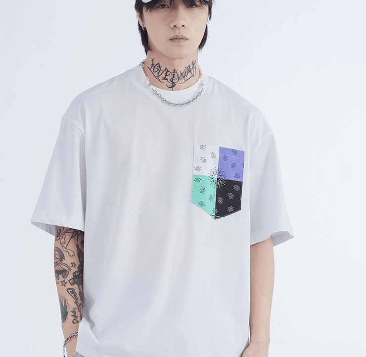 Printed Short Sleeve T-shirt - shoperly