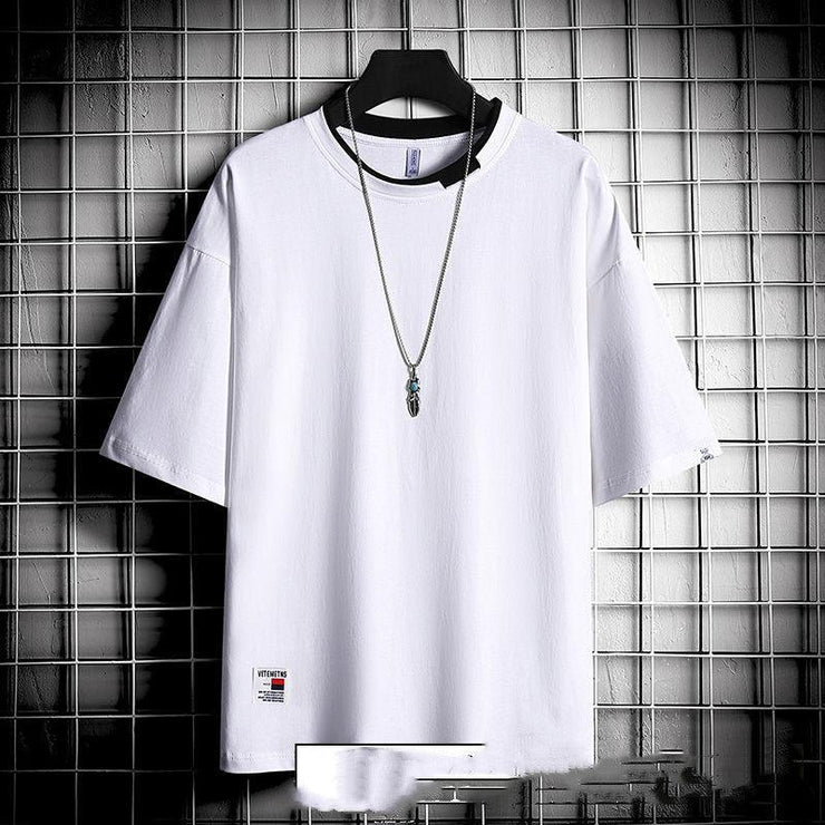 Hong Kong style loose T-shirt - shoperly