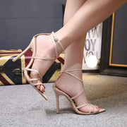 women heel-strap sandals - shoperly