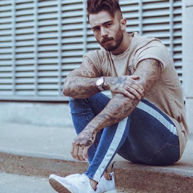 Small Feet Zipper Jeans - shoperly