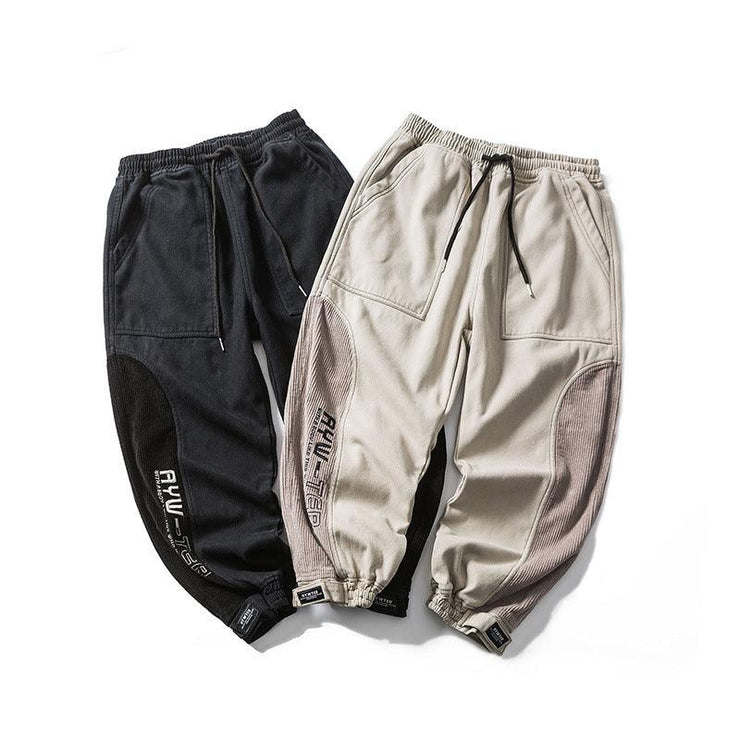 Japanese Men Jeans Spliced Design - shoperly