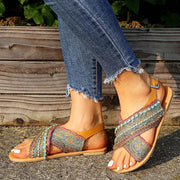 Large Size Sandals Flat Shoes - shoperly