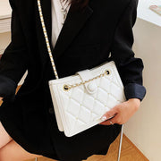 Shoulder Rhombic Colorblock Bag - shoperly