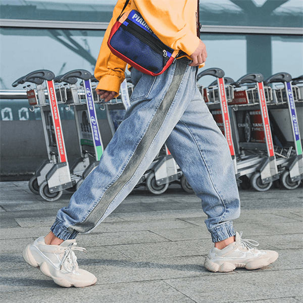 Panelled jeans - shoperly