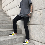 Black ripped jeans - shoperly