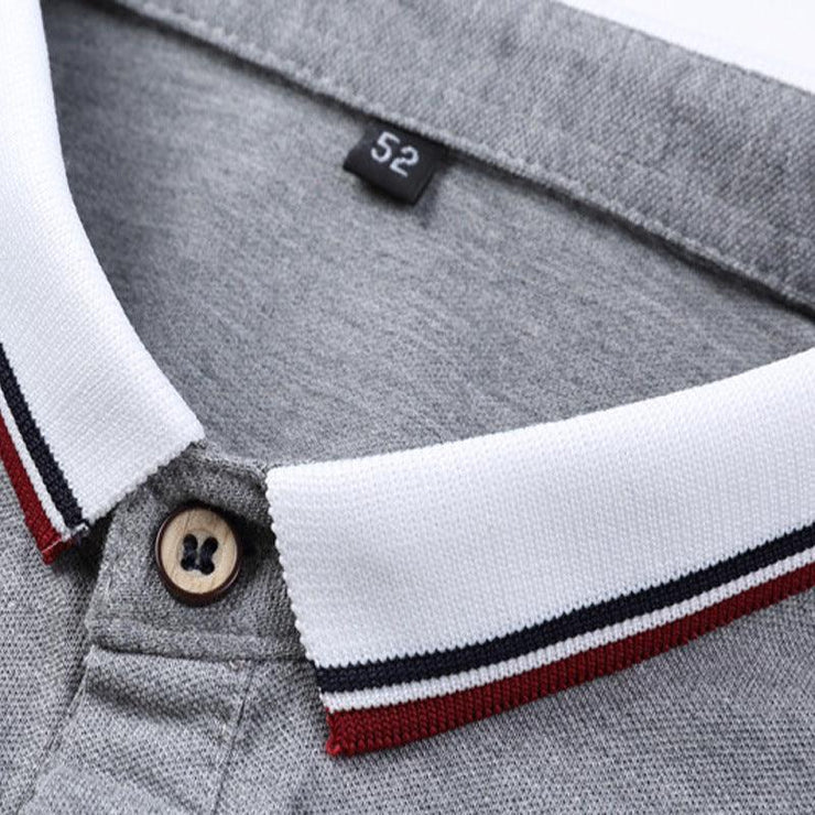 Lapel short sleeve T-shirt - shoperly