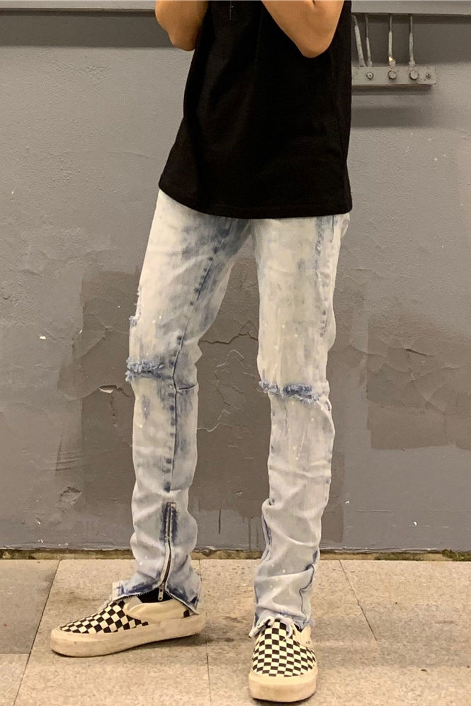 Zipper jeans - shoperly