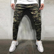 Men's Multi Pocket Camouflage Cargo Jeans - shoperly