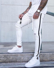 Men's tattered jeans - shoperly