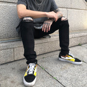 Black ripped jeans - shoperly