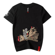 Printed couple T-shirt men - shoperly