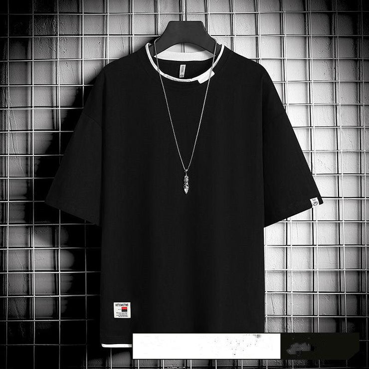 Hong Kong style loose T-shirt - shoperly
