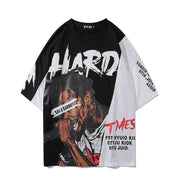 Printed Round Neck Short - shoperly