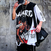 Printed Round Neck Short - shoperly